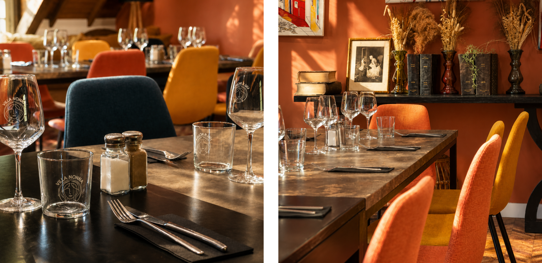 Le restaurant - Villa Nonna - restaurant SAINT-MELAINE-SUR-AUBANCE